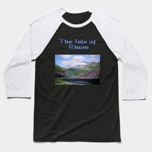 Isle of Rhum, original artwork, oils on board Baseball T-Shirt